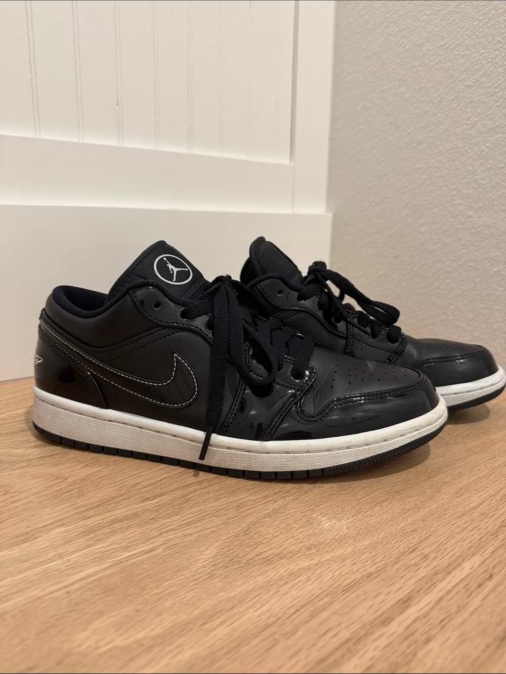 Jordan Low-Top Sneakers in Black and White